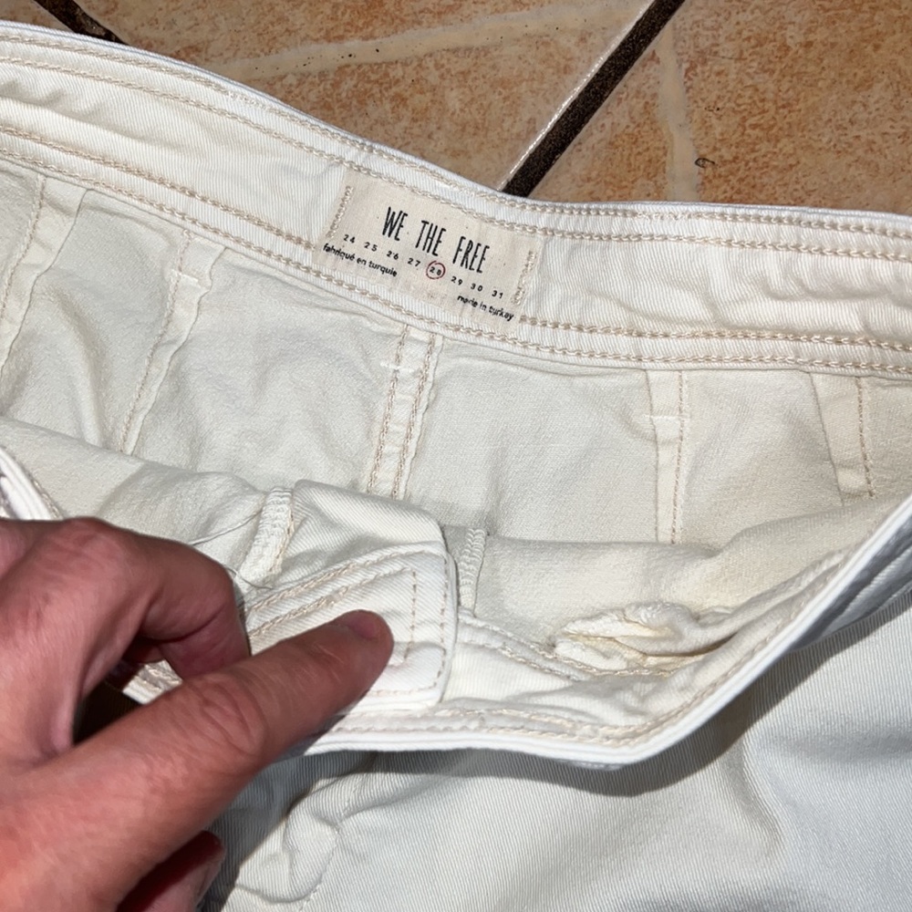 Free People White Wide-Leg Jeans - Picture 3 of 8